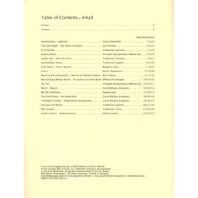 The Sassmannshaus Tradition - Cello Recital Album Volume 1 - 18 Recital Pieces in First Position - for Cello and Piano (or Two Celli) - published by Barenreiter