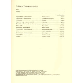 The Sassmannshaus Tradition - Cello Recital Album Volume 2 - 12 Recital Pieces in First Position - for Cello and Piano (or Two Celli)- published by Barenreiter