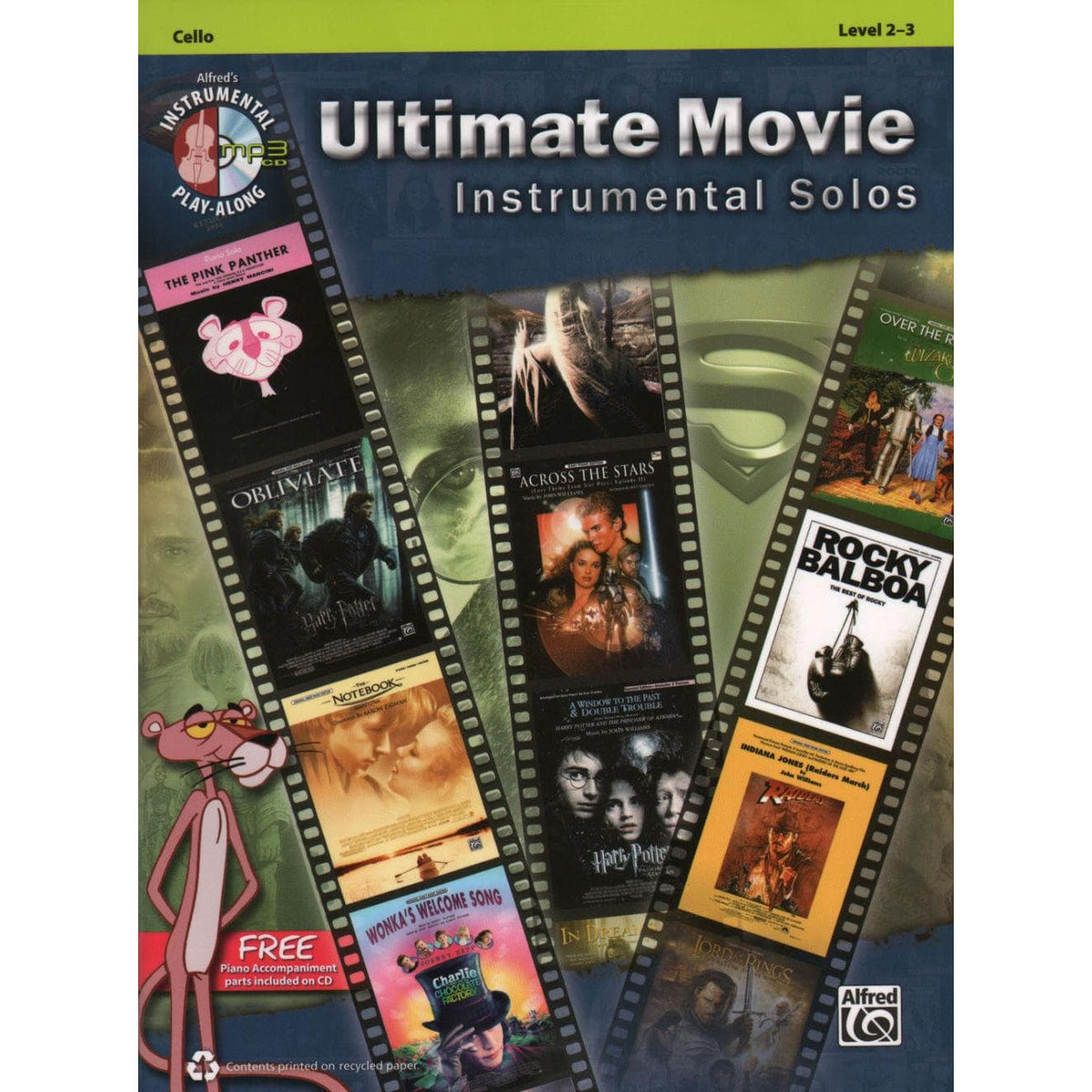 Ultimate Movie Instrumental Solos - Cello with CD - Alfred Publishing