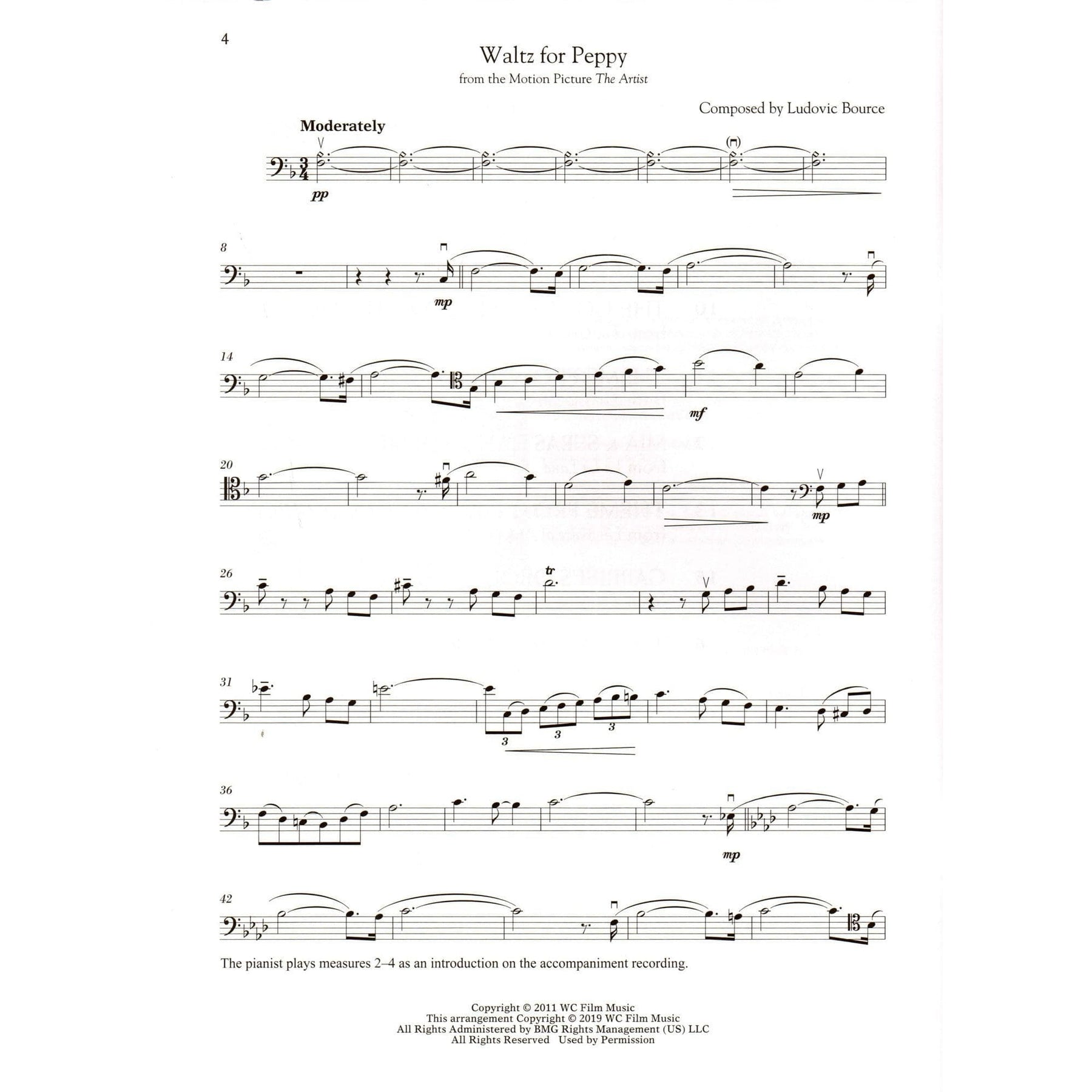 Movie Themes for Classical Players - Cello and Piano - with Online Audio Accompaniment/Sheet Music - Hal Leonard