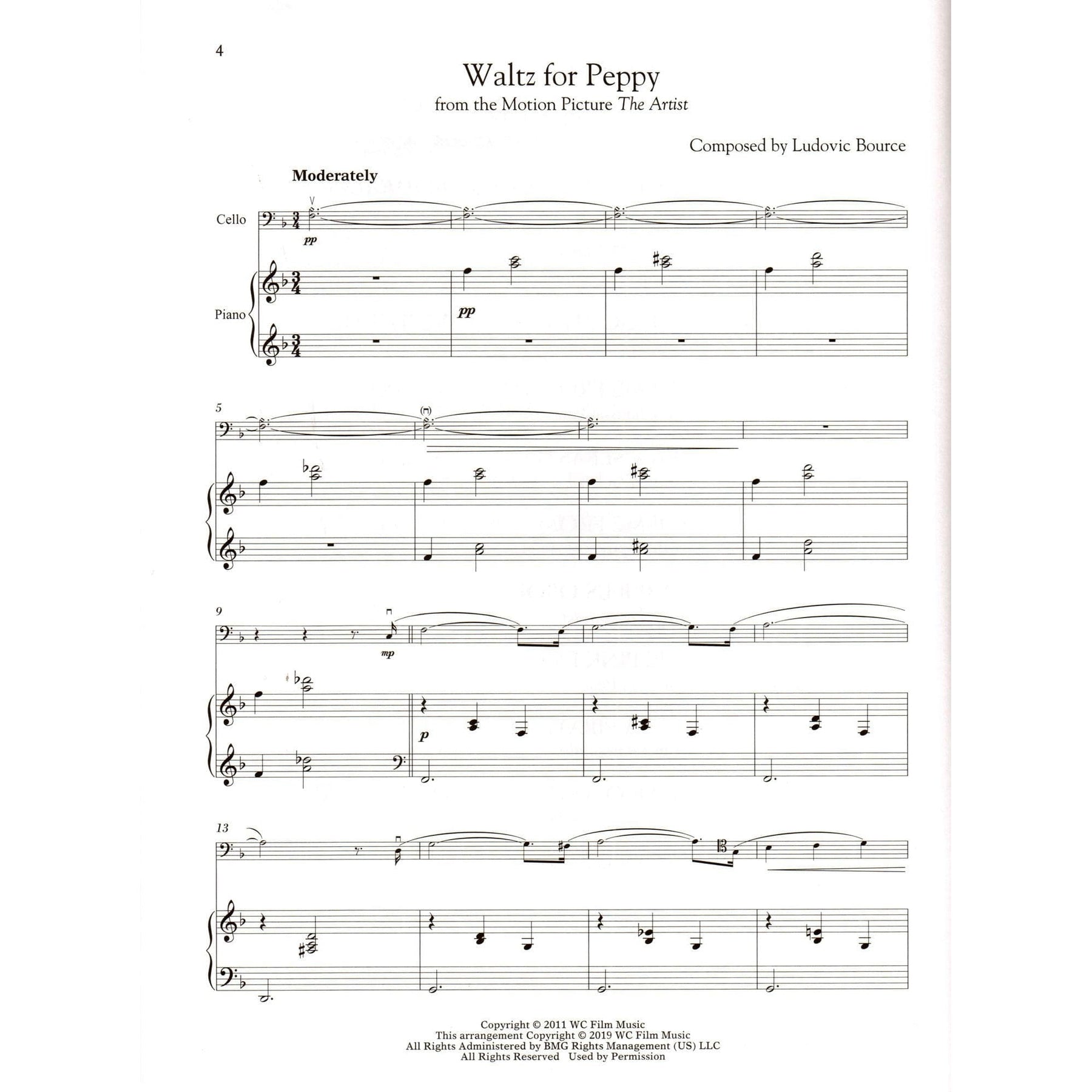 Movie Themes for Classical Players - Cello and Piano - with Online Audio Accompaniment/Sheet Music - Hal Leonard