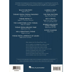 Movie Themes for Classical Players - Cello and Piano - with Online Audio Accompaniment/Sheet Music - Hal Leonard