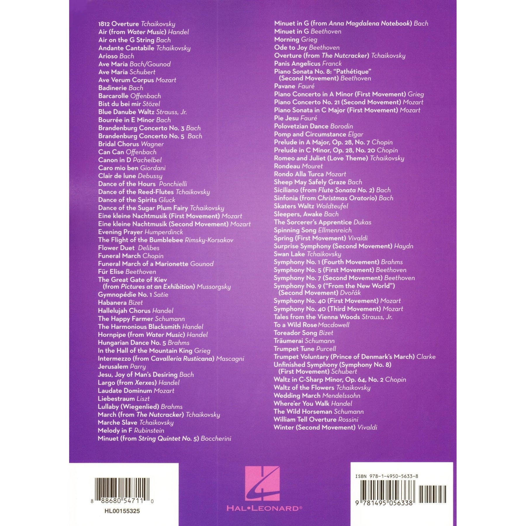101 Classical Themes for Cello
