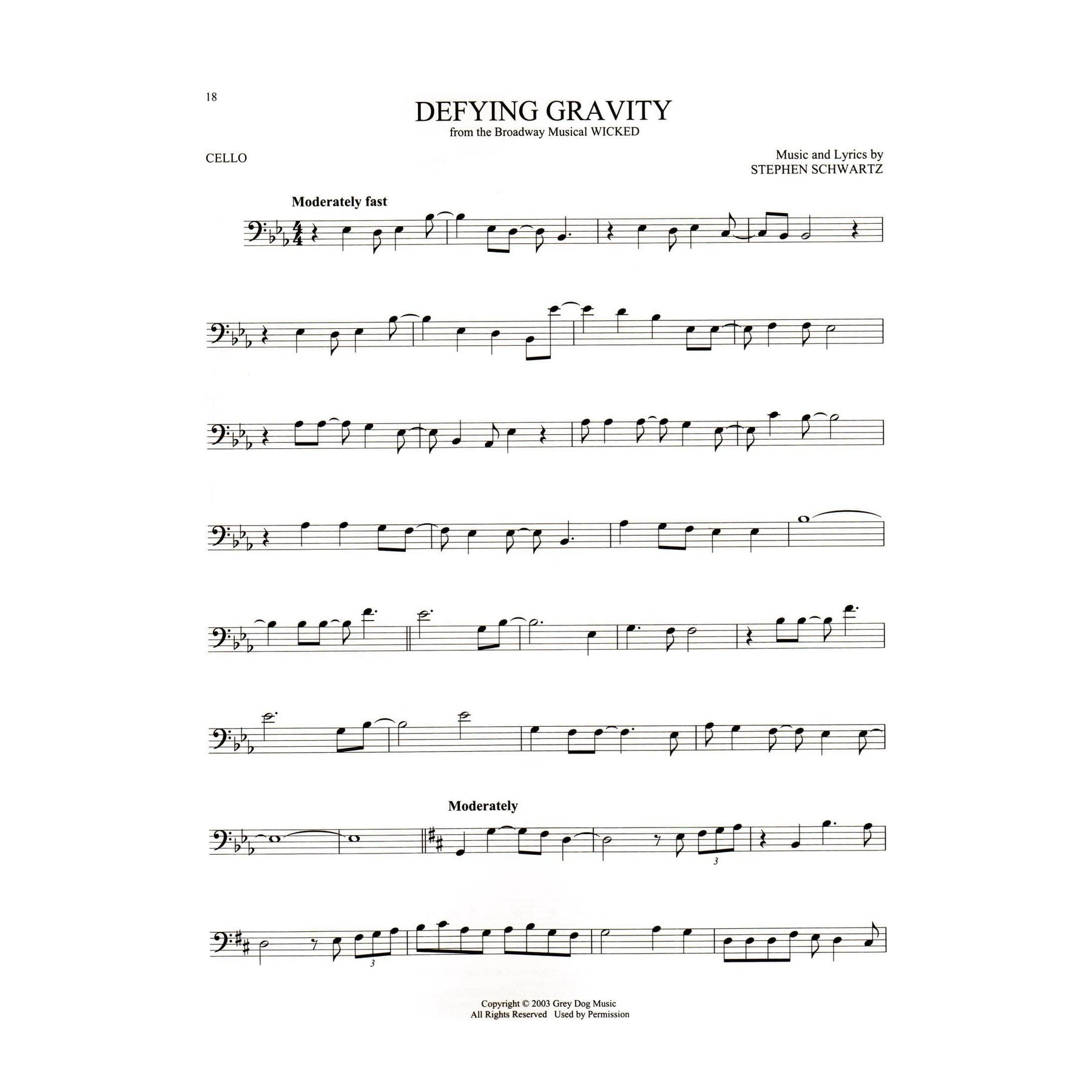 101 Broadway Songs for Cello