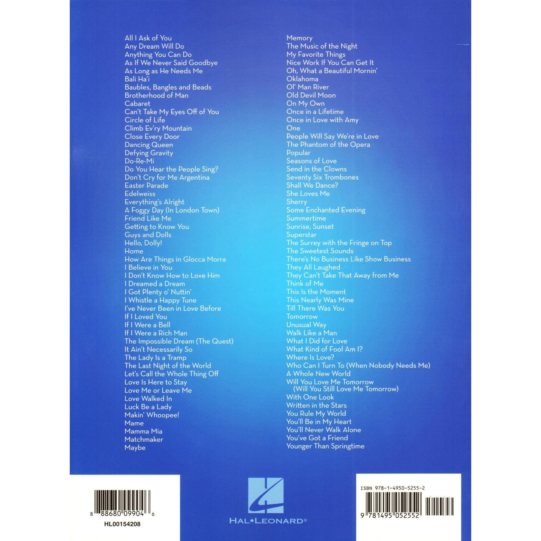101 Broadway Songs for Cello