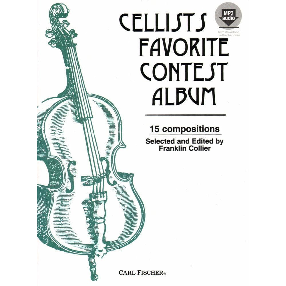 Cellist's Favorite Contest Album - Book and MP3 Audio - Edited by Collier - Fischer Edition