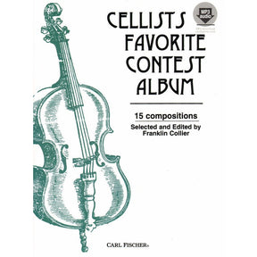 Cellist's Favorite Contest Album - Book and MP3 Audio - Edited by Collier - Fischer Edition
