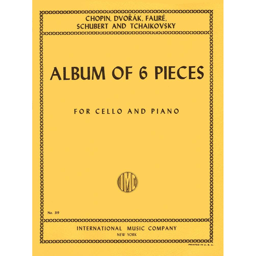 Album of 6 Pieces for Cello and Piano - International Music Co