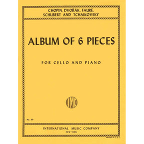 Album of 6 Pieces for Cello and Piano - International Music Co