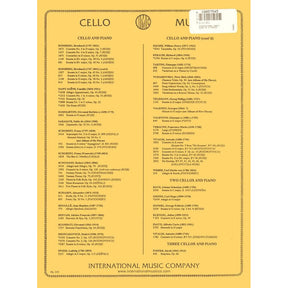 Album of 6 Pieces for Cello and Piano - International Music Co