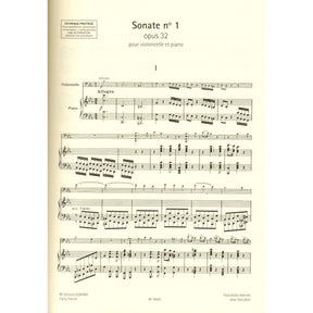 Saint-Saens, Camille - Collection for Cello: Volume II - Three Sonatas (opus 32, 123, 75) - for Cello and Piano - Durand