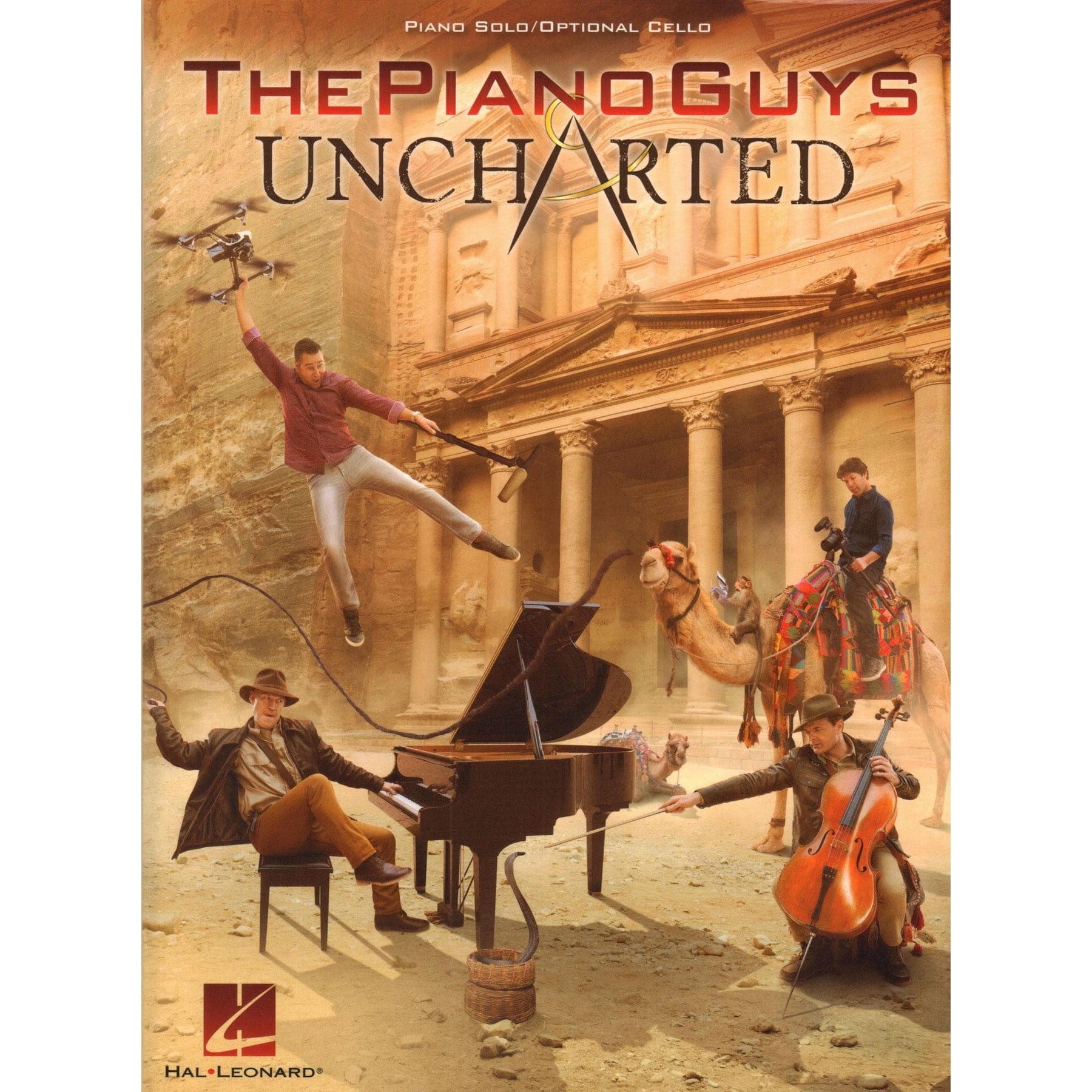 The Piano Guys: Uncharted - for Solo Piano with Optional Cello - Hal Leonard