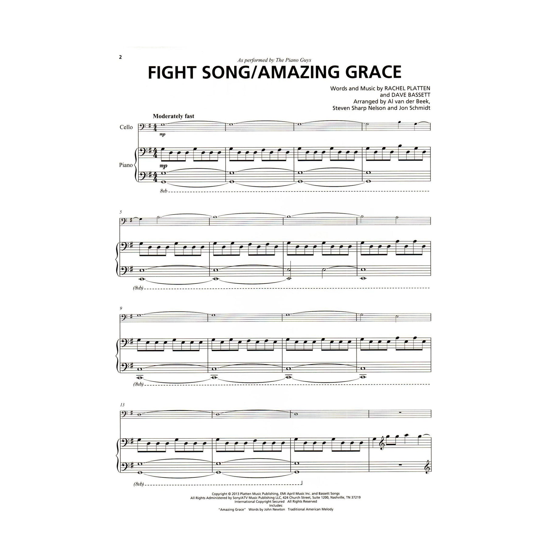 The Piano Guys: Uncharted - for Solo Piano with Optional Cello - Hal Leonard