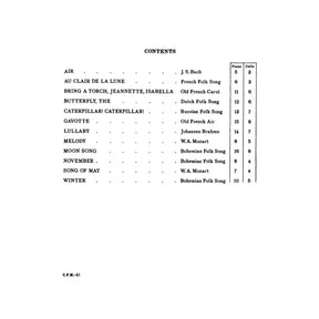 Classic and Folk Melodies in the First Position - Cello and Piano - arranged by Charles Krane - Theodore Presser Co