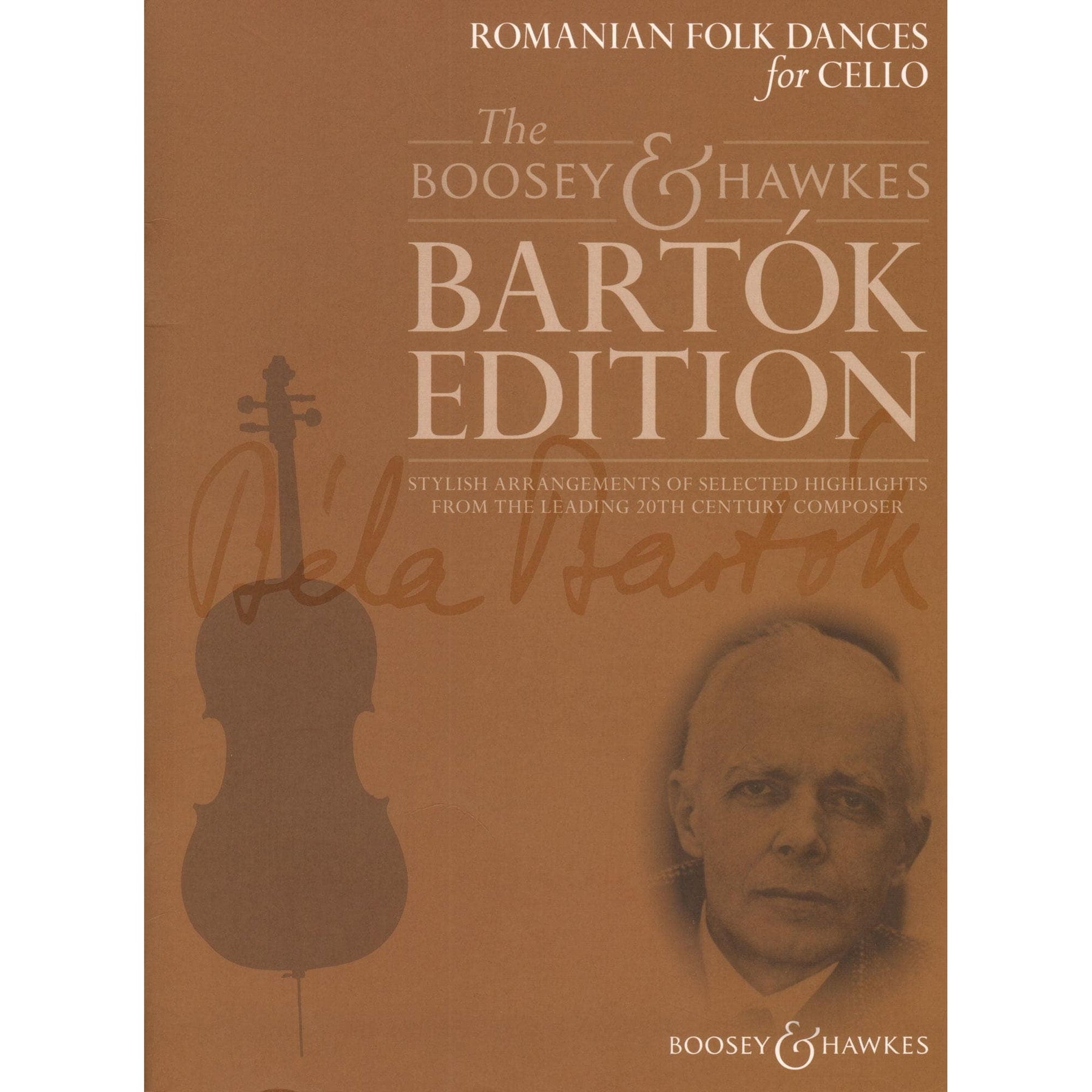 Bartok, Bela - Romanian Folk Dances for Cello (and Piano) - arrangements by Hywel Davies - Boosey & Hawkes