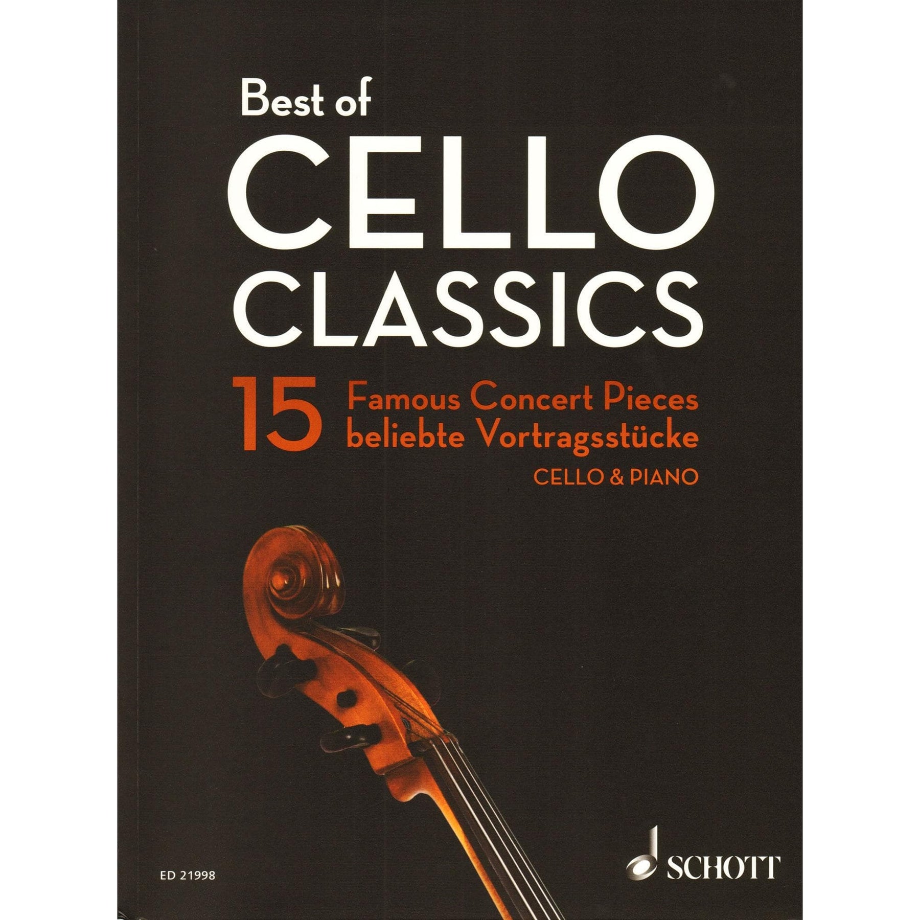 Best of Cello Classics: 15 Famous Concert Pieces - for Cello and Piano - Schott Edition
