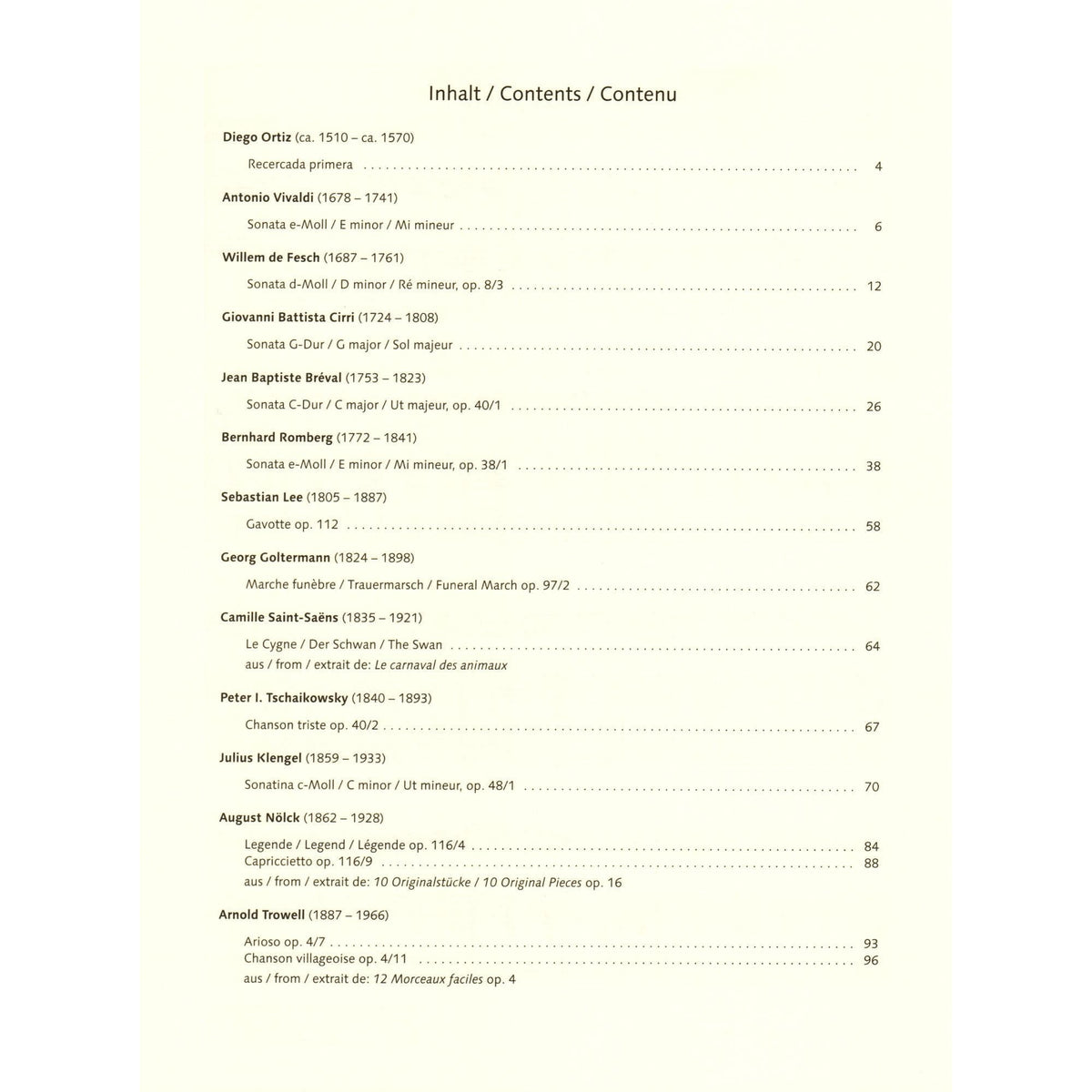 Best of Cello Classics: 15 Famous Concert Pieces - for Cello and Piano - Schott Edition