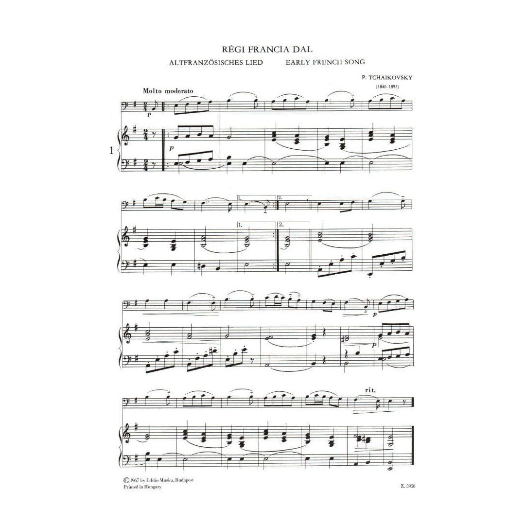Repertoire Album - Cello and Piano - edited by Autal Friss - Editio Musica Budapest