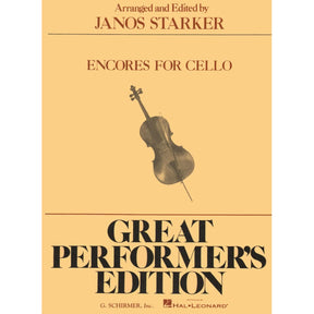 Starker - Encores For Cello Published by G Schirmer