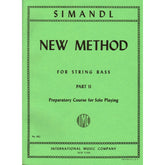 Simandl, Franz - New Method for String Bass, Part 2 - edited by Waldo Lyman - International Music Company
