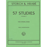 Storch/Hrabe - 57 Studies, Volume 2 For Bass Published by International Music Company