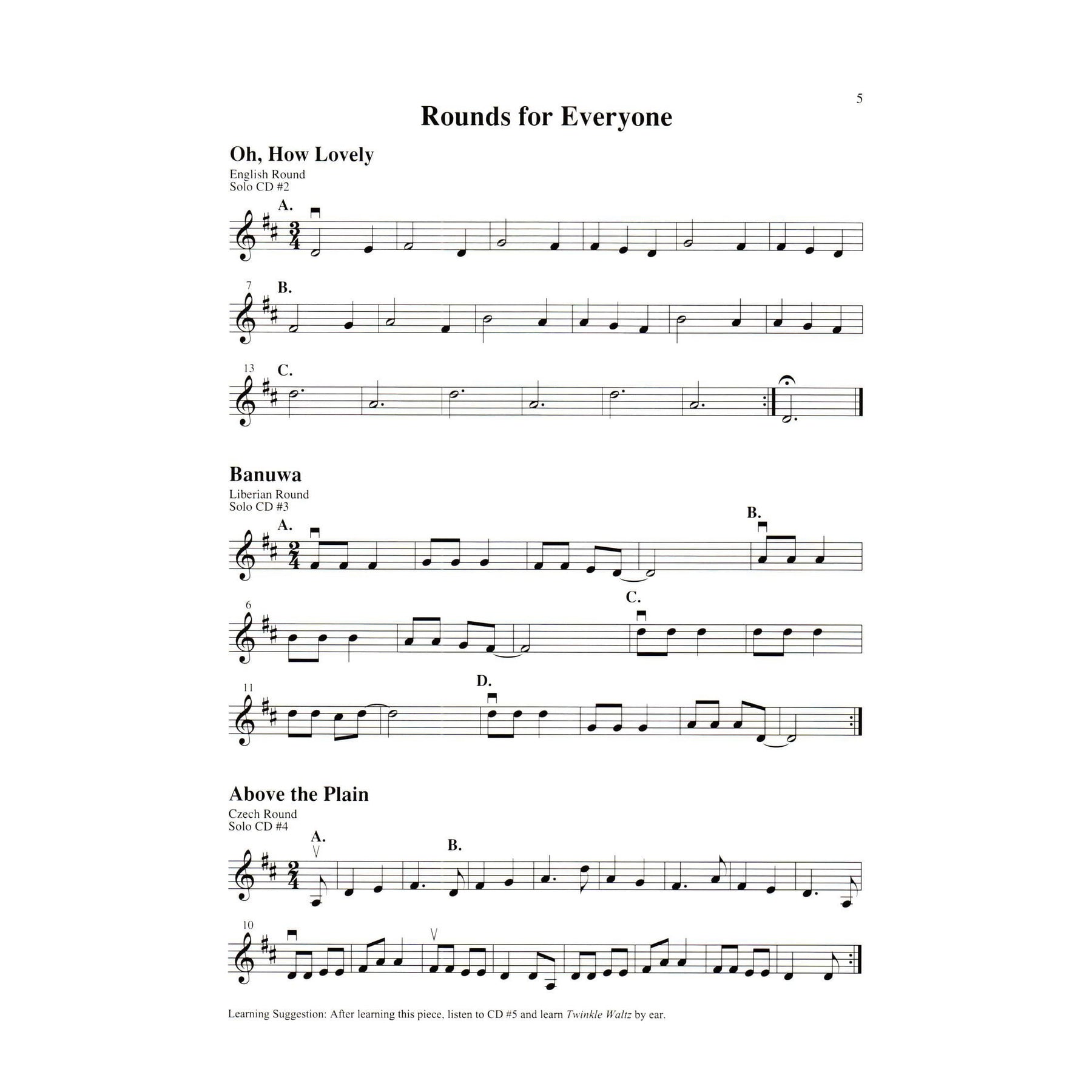 Learning Together Violin 2 Book and CD