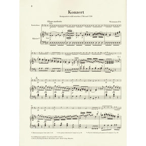 Vanhal, Johann Baptist - Double Bass Concerto - for Bass and Piano - G. Henle Verlag URTEXT