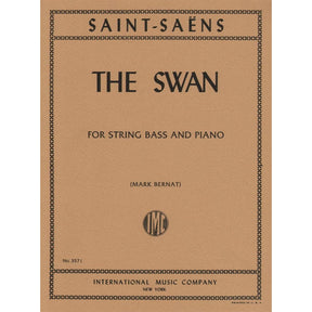 Saent-Saens, Camille - The Swan, For Double Bass & Piano Published by International Music Company