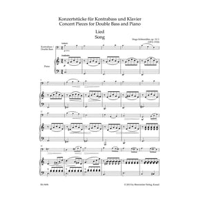Double Bass Collection: Concert Pieces for Double Bass and Piano - edited by J Peter Close and Holger Sassmannshaus - Barenreiter