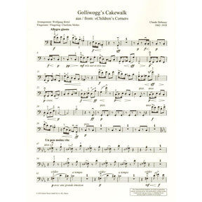 Debussy, Claude - Golliwogg's Cakewalk - Bass and Piano - Schott Edition
