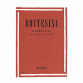 Bottesini, Giovanni - Elegy In D Major for Double Bass and Piano - Ricordi Edition