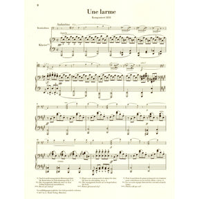 Rossini, G - Une larme - for Double Bass and Piano - G Henle Verlag URTEXT