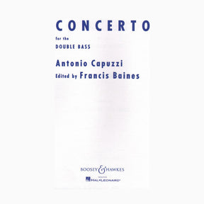 Capuzzi, Antonio - Concerto in F for Double Bass - Edited by Barnes - Boosey & Hawkes Edition