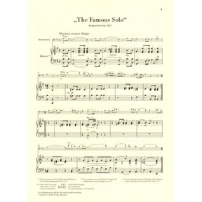 Dragonetti, Domenico - "The Famous Solo" for Double Bass - Double Bass and Piano - edited by Tobias Glöckler - G. Henle Verlag