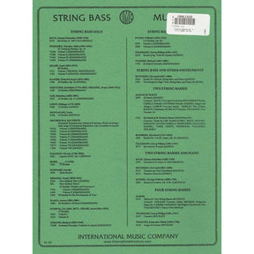 Vivaldi, Antonio - Sonata No 3 in a minor, RV 43 For Bass and Piano Edited by Zimmerman Published by International Music Company
