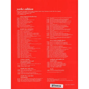 Bottesini, Giovanni - Concerto No 2 in a minor for Double Bass and Piano - Arranged by Slatford/Pollard - Yorke Edition