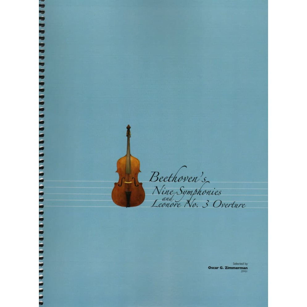 Zimmerman, Oscar - Beethoven 9 Symphonies & Lenore Overture For Double Bass