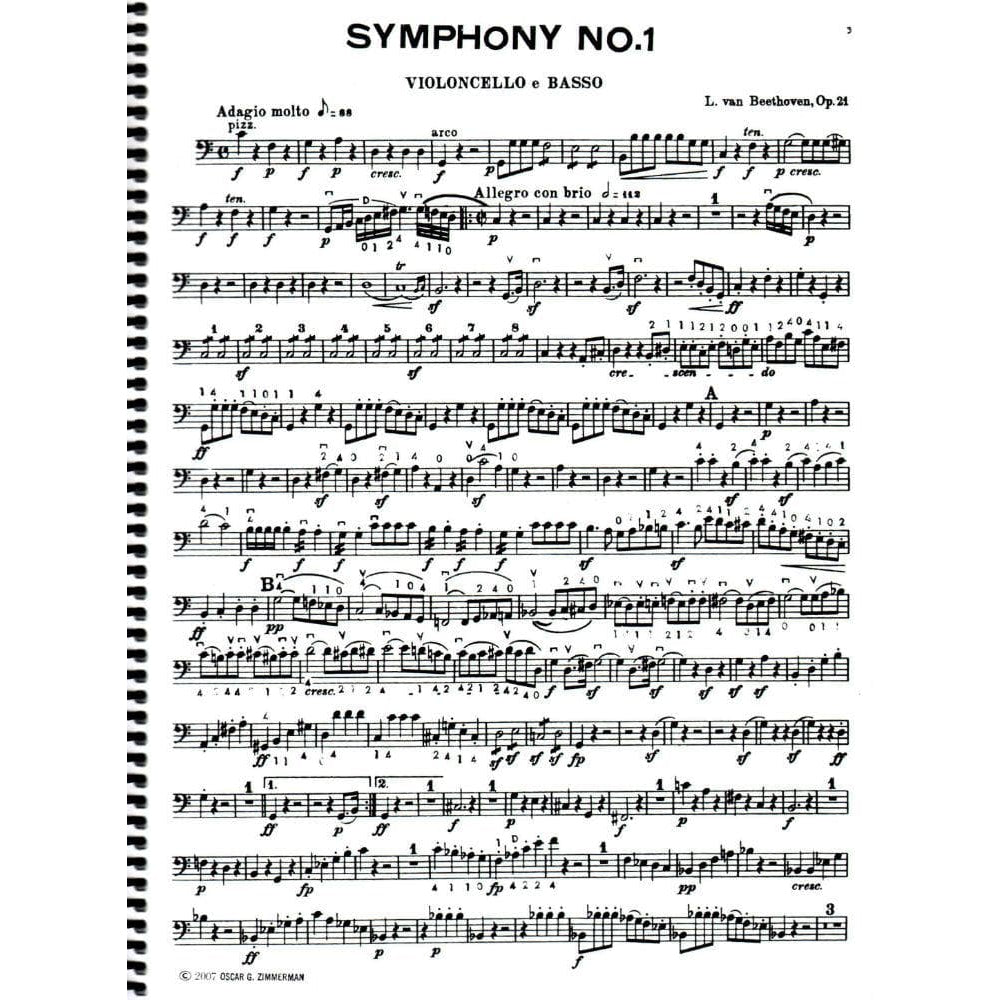 Zimmerman, Oscar - Beethoven 9 Symphonies & Lenore Overture For Double Bass