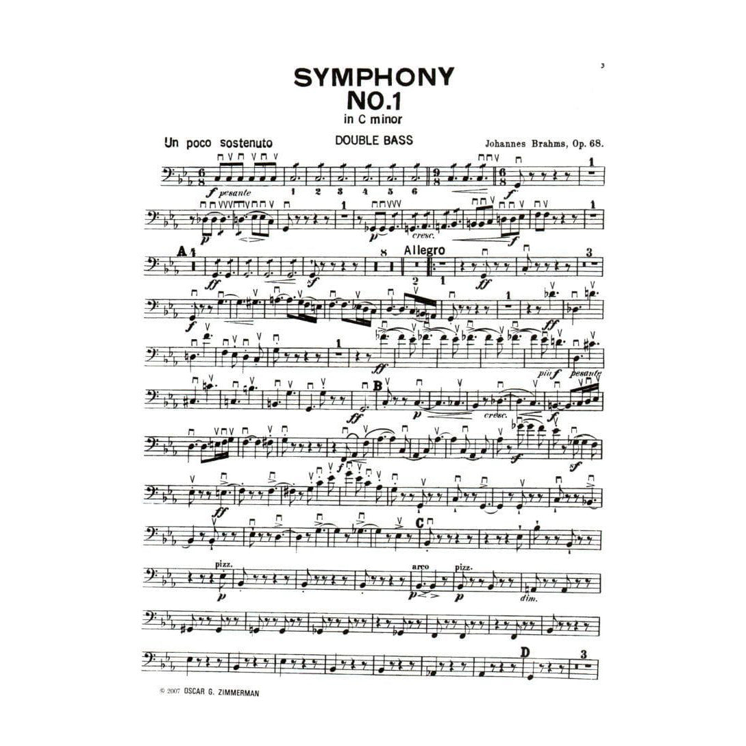 Zimmerman, Oscar - Orchestral Works of Brahms For Double Bass