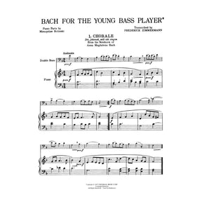 Bach for the Young Bass Player - Arranged by Zimmermann - Belwin/Mills Publication