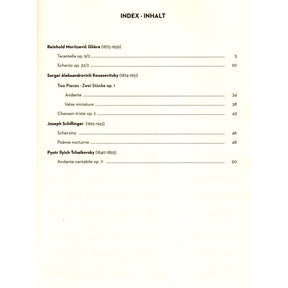 Russian Double Bass Album - 8 Pieces for Bass and Piano - Forberg Musikverlag