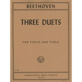 Beethoven, Ludwig - 3 Duets WoO 27 for Violin and Viola - Arranged by Hermann-Pagels - International Edition