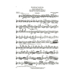 Handel/Halvorsen - Passacaglia - Violin and Viola - Score and Parts - edited by Frieda R Davis and Nathan Stutch - International Edition