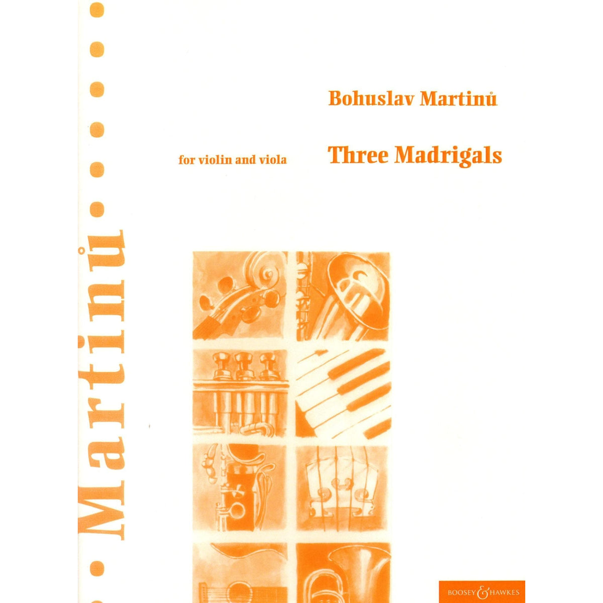 Martinů, Bohuslav - Three Madrigals, Op 313 - Violin and Viola - Boosey & Hawkes Edition