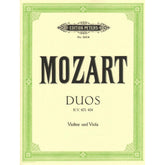 Mozart, WA - Duos, K 423 and 424 - Violin and Viola - edited by Hermann - Edition Peters
