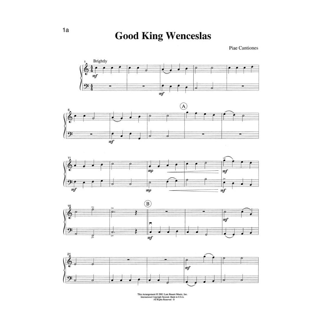 Music for Two: Intermediate Christmas Favorites - Violin and Cello - arranged by Daniel Kelley - Last Resort Music
