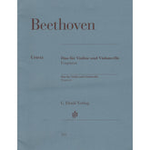 Beethoven - Duet Fragment - for Violin and Cello - edited and completed by Robert D. Levin - G Henle URTEXT