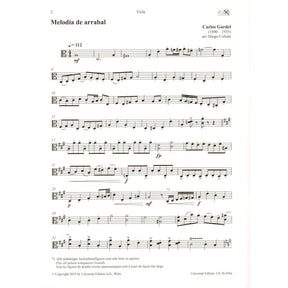Carlos Gardel - Tango Duets - for Violin and Cello (or Viola) - arranged by Diego Collatti - Universal Edition