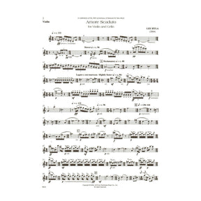 Hyla, Lee - Amore Scaduto - for Violin and Cello - Carl Fischer Edition