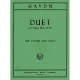 Haydn, Franz Joseph - Duet in D Major, Hob VI:D1 - Violin and Cello - International Edition